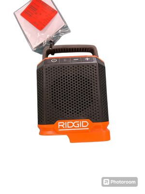 Ridgid 18V Cordless Speaker with Bluetooth Wireless Technology (Tool only) R84088B
