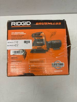 Ridgid 18V OCTANE Brushless Cordless 3-Speed 1/4 Sheet Sander R86064B