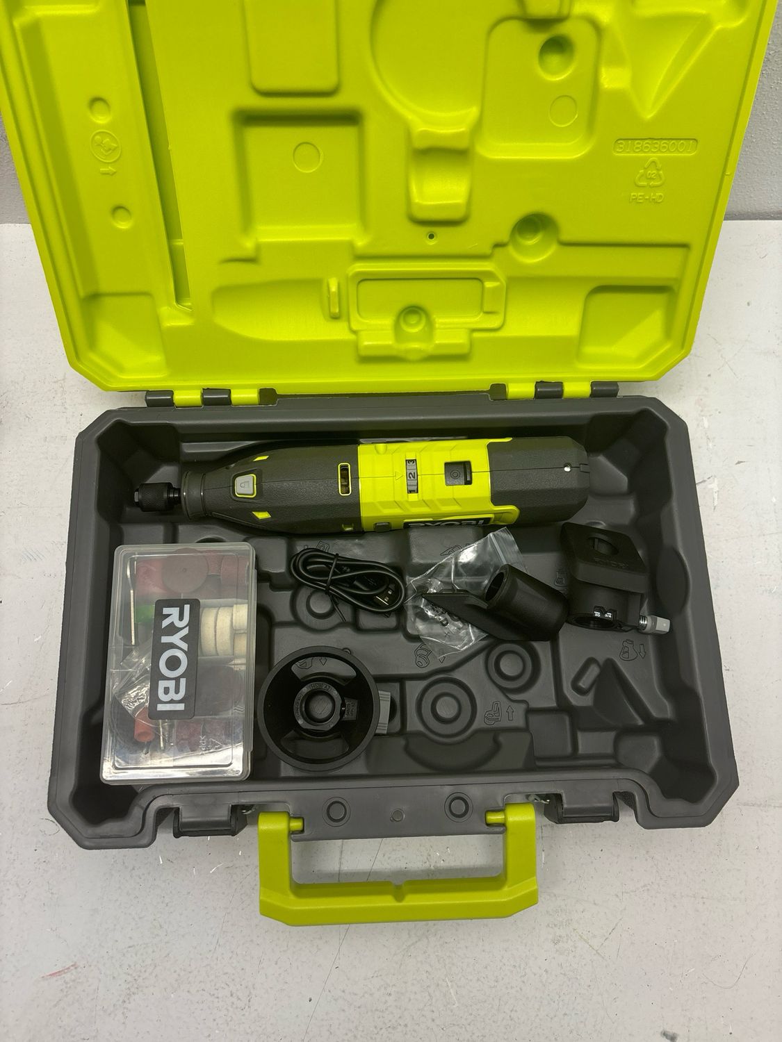 Ryobi 12V Cordless Rotary Tool Kit TVM01.
