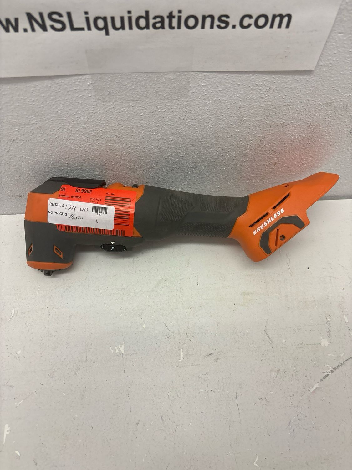 Ridgid 18V Brushless Cordless Oscillating Multi-Tool (Tool Only) R86240B