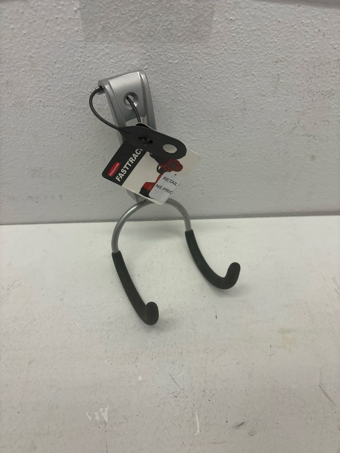 Rubbermaid FastTrack Garage Silver Metallic Compact Hook 1784455