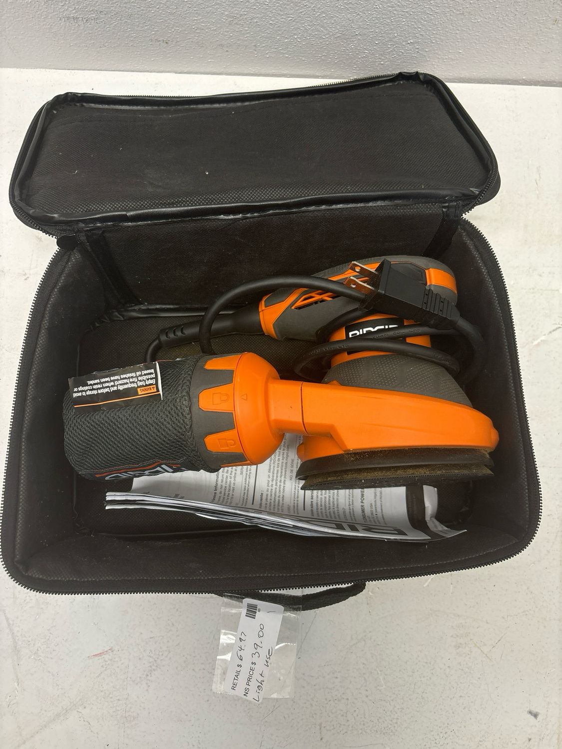 Ridgid 3 Amp Corded 5 in. Random Orbital Sander with AIRGUARD Technology R26011