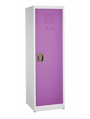 Adiroffice 629-Series 48 in. H 1-Tier Steel Storage Locker Free Standing Cabinets for Home, School, Gym in Purple 629-01-PUR