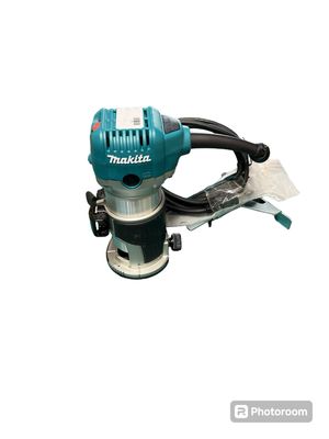 Makita 6.5 Amp 1-1/4 HP Corded Fixed Base Variable Speed Compact Router with Quick-Release RT0701C .