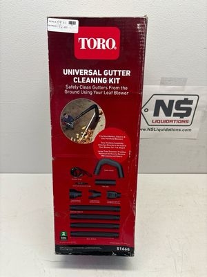 Toro Universal Gutter Cleaning Kit with 11 ft. Reach for Handheld Leaf Blowers Includes Shoulder Strap 51668