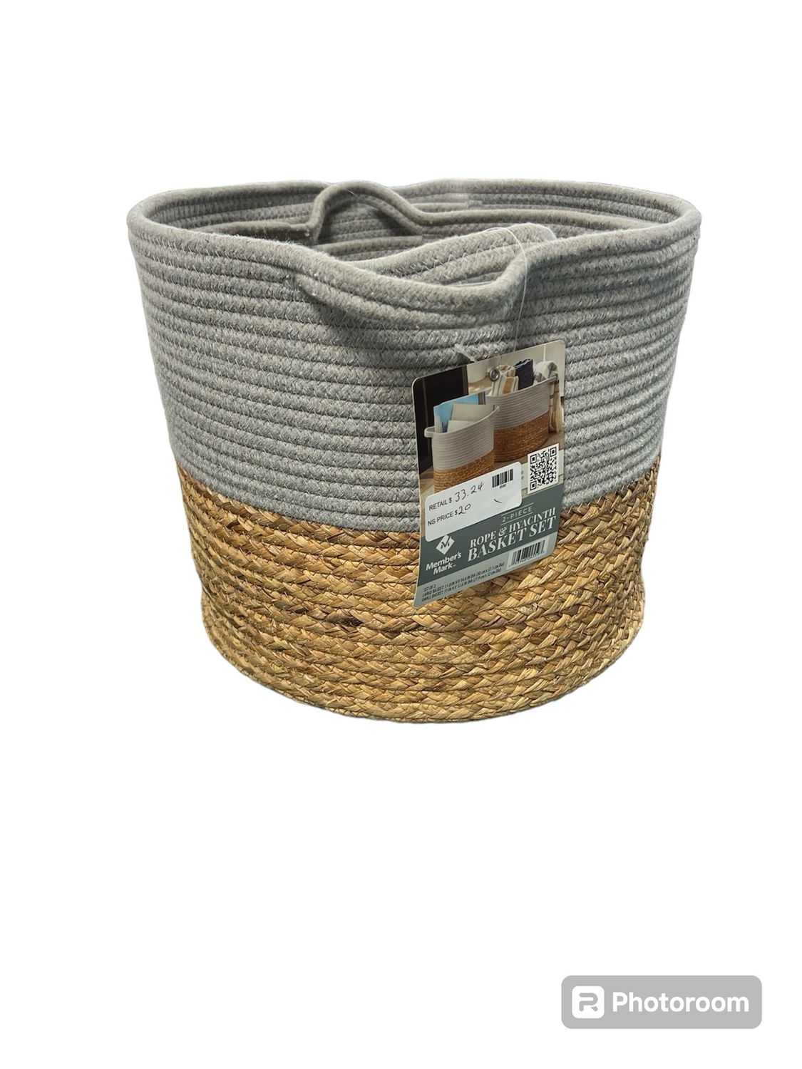 Memebers Mark Basket Set of 2