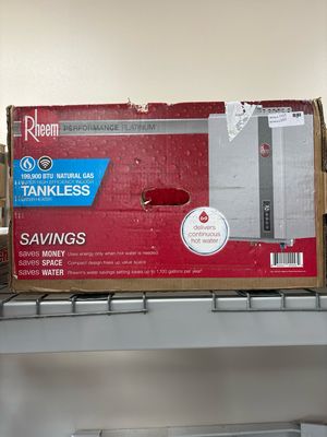 Rheem Performance Platinum 9.5 GPM Smart Super High Efficiency Indoor or Outdoor Natural Gas Tankless Water Heater  ECOH200DVELN-3