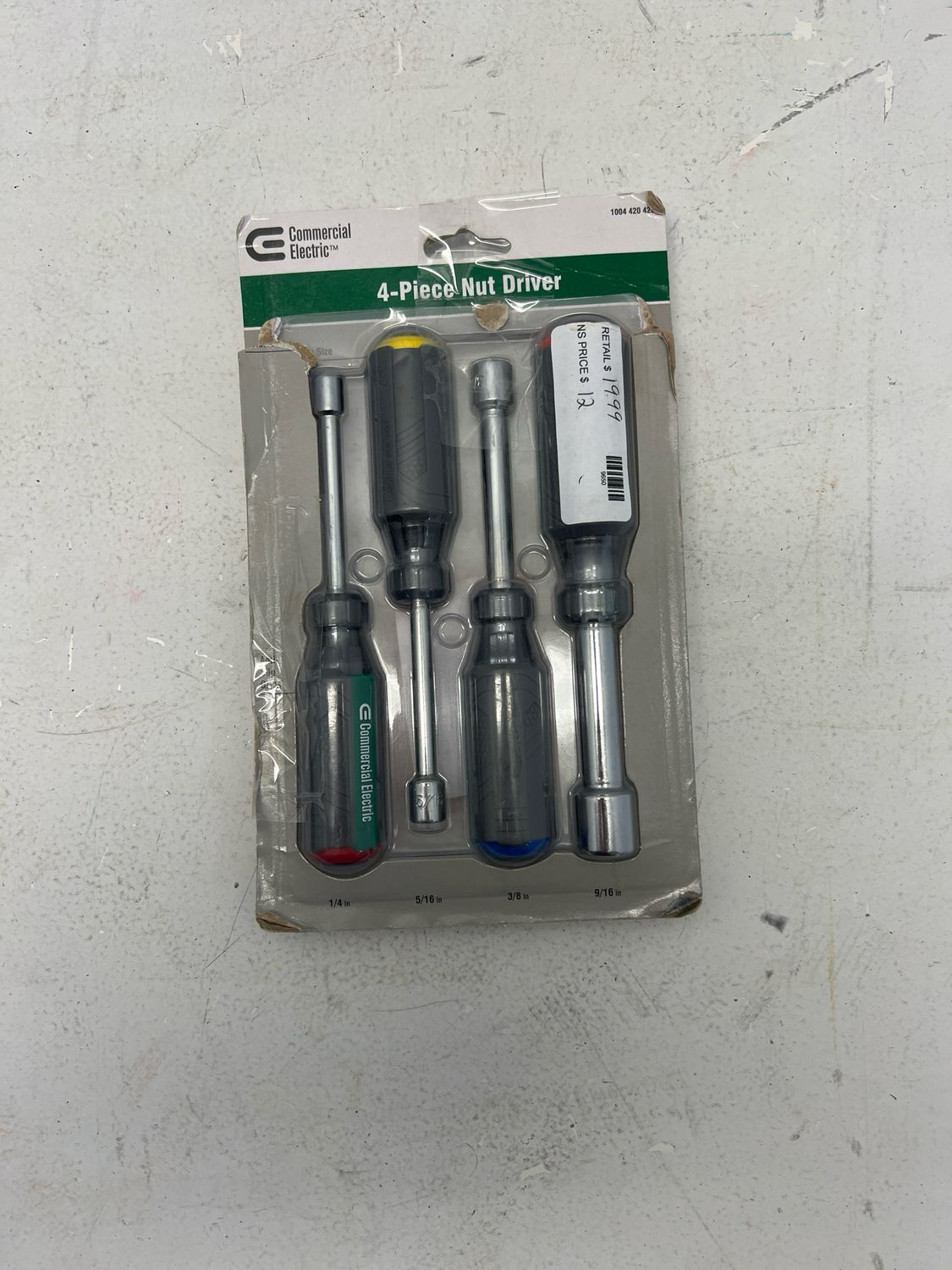 Commercial Electric Commercial Electric 4-Piece Nut Driver CE180651