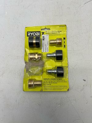 RYOBI 7-Piece Pressure Washer Quick Connect Upgrade Kit RY31QCK01 ..