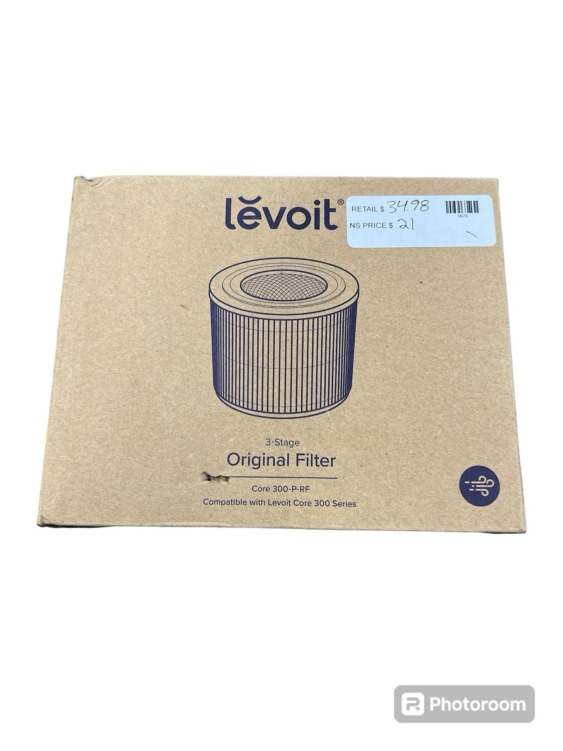 LEVOIT VortexAir True HEPA Replacement Filter HEACAFLVNUS0012