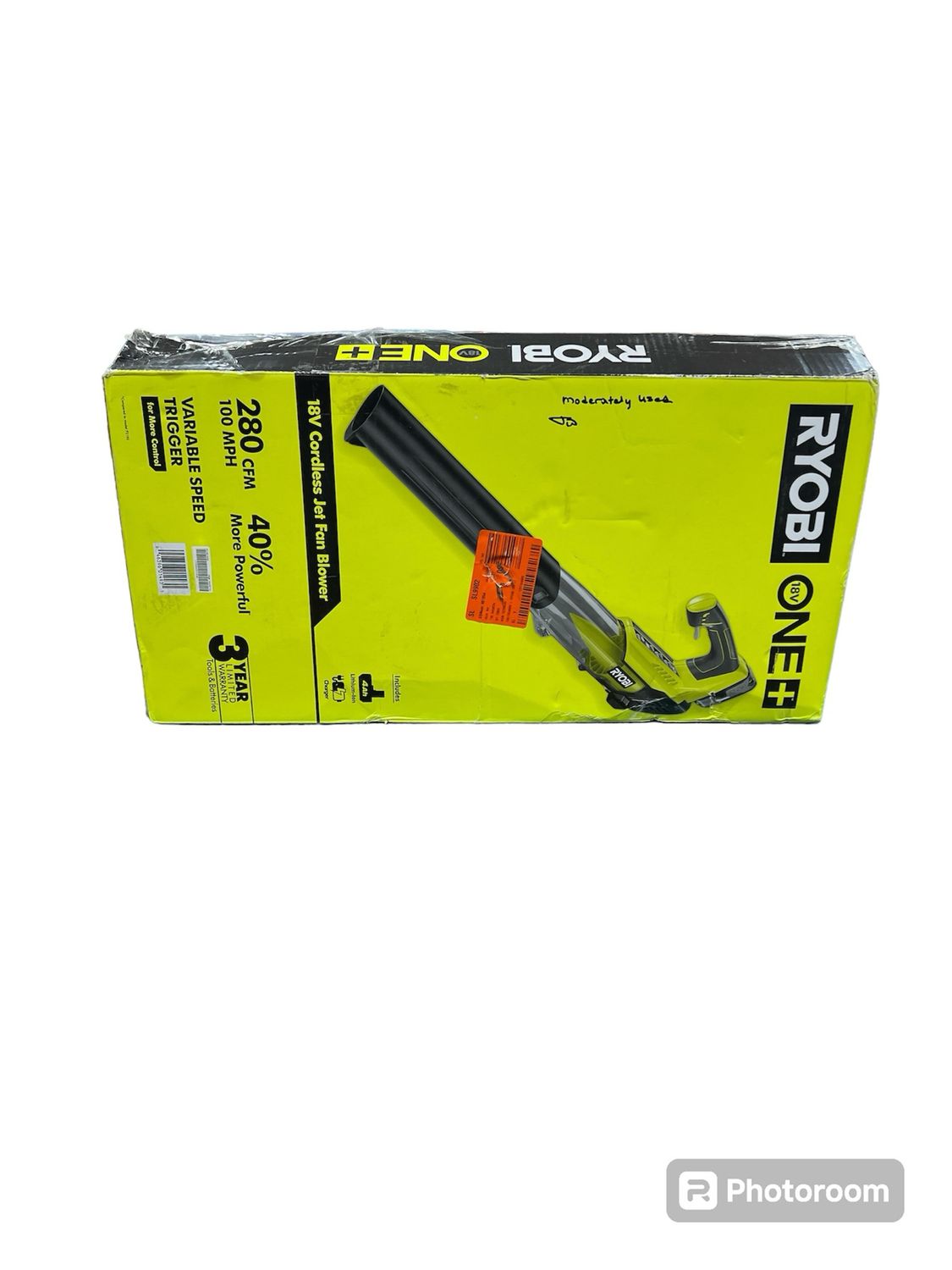 Ryobi 280 CFM 18V ONE+ Leaf Blower