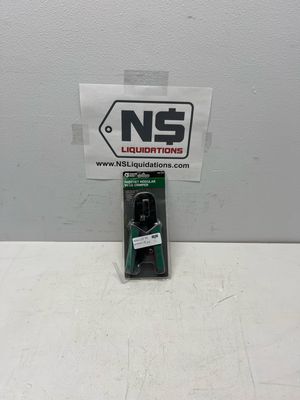 Commercial Electric Ratchet Modular Plug Crimper CE70806.
