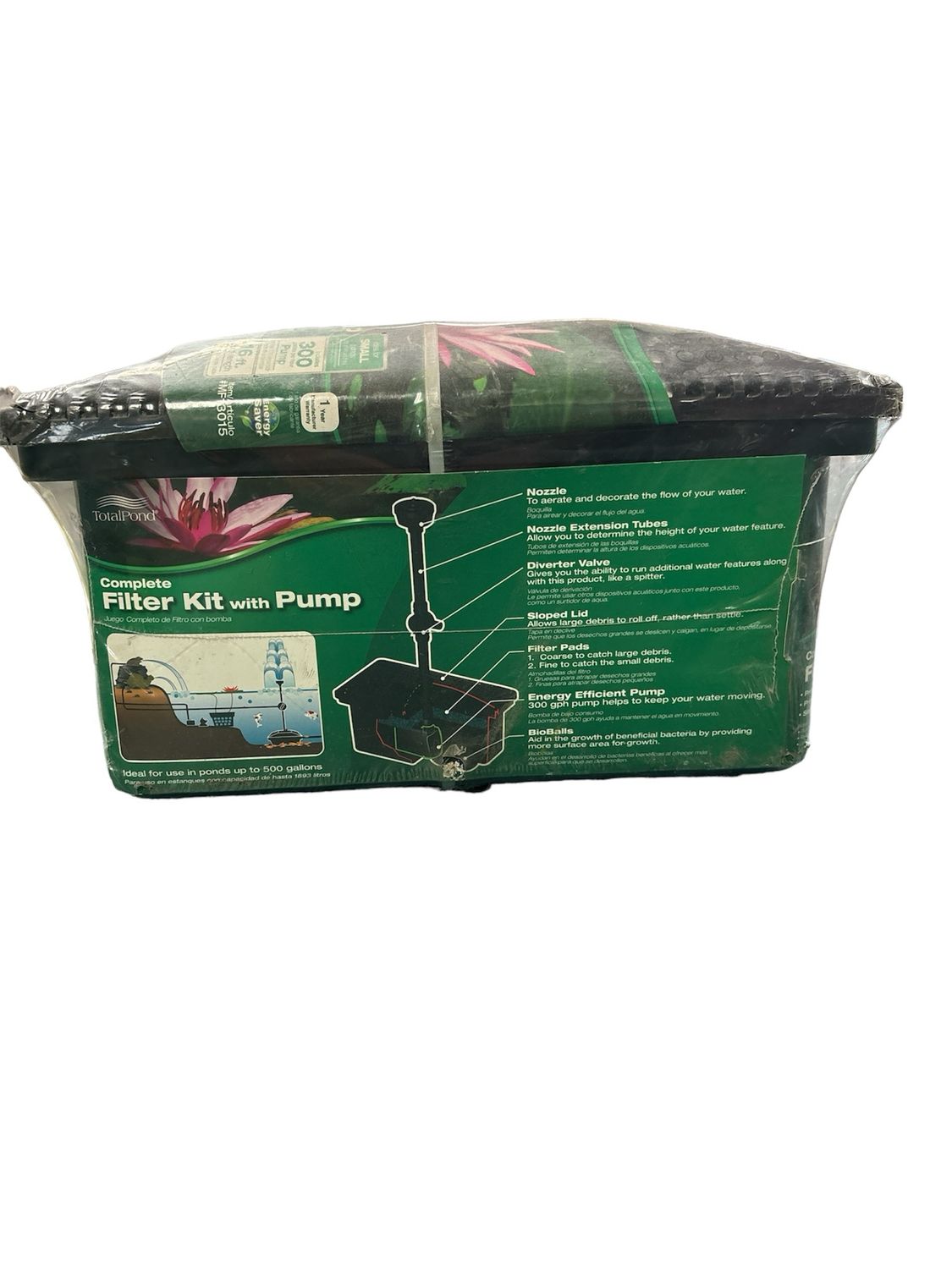TOTALPOND Complete Filter Kit with 300-GPH Pump 52229