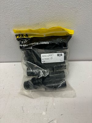 Apollo 1 in. Poly-Alloy PEX-A Expansion Barb Coupling (9-Pack) EPXPAC1110PK