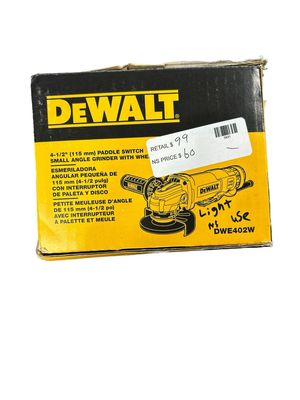 DEWALT 11 Amp Corded 4.5 in. Small Angle Grinder DWE402W .