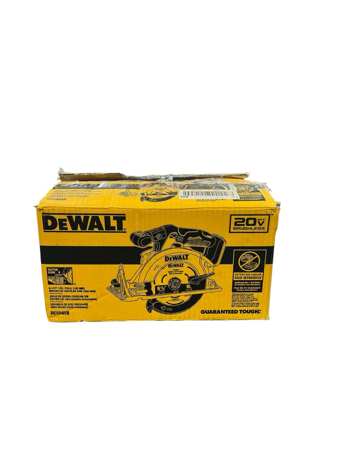 DEWALT 20V MAX Cordless Brushless 6-1/2 in. Sidewinder Style Circular Saw (Tool Only) DCS565B .