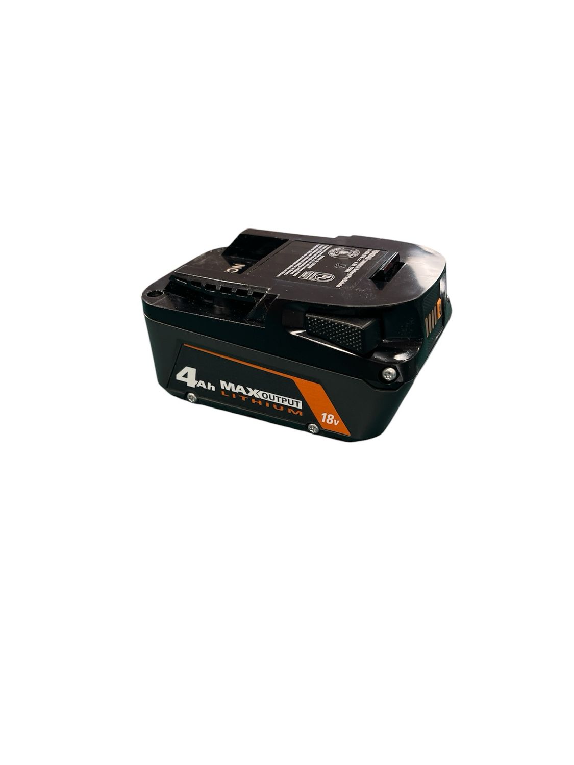 RIDGID 18V 4.0 Ah MAX Output Lithium-Ion Battery AC840040 . ..