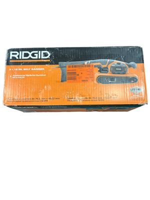 RIDGID 6.5 Amp Corded 3 in.W x 18 in.L Heavy-Duty Variable Speed Belt Sander with AIRGUARD Technology R27401 ..