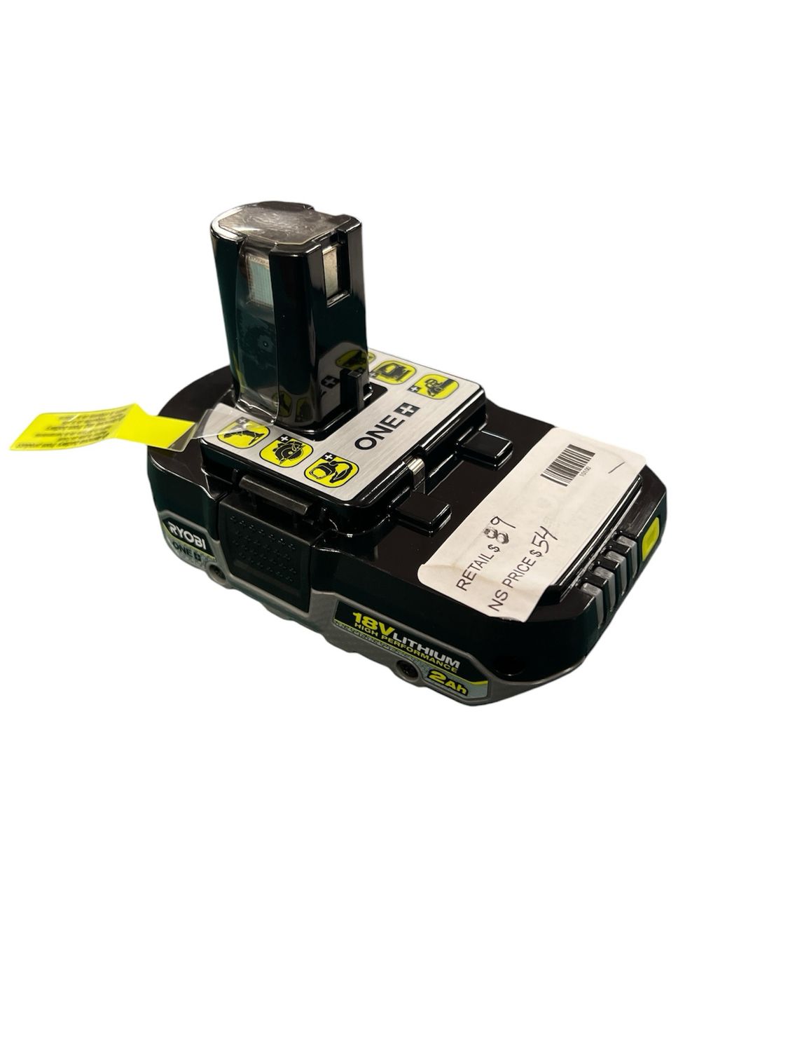 RYOBI ONE+ 18V 2.0 Ah Lithium-Ion HIGH PERFORMANCE Battery PBP003 .. .
