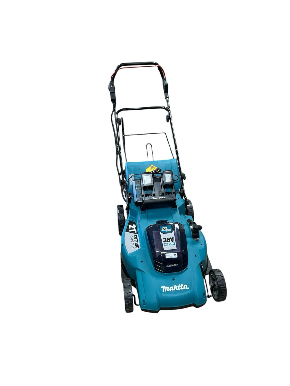 Makita 18V X2 (36V) LXT Lithium-Ion Cordless 21 in. Walk Behind Lawn Mower Kit w/2 batteries (4.0Ah) XML10CM1