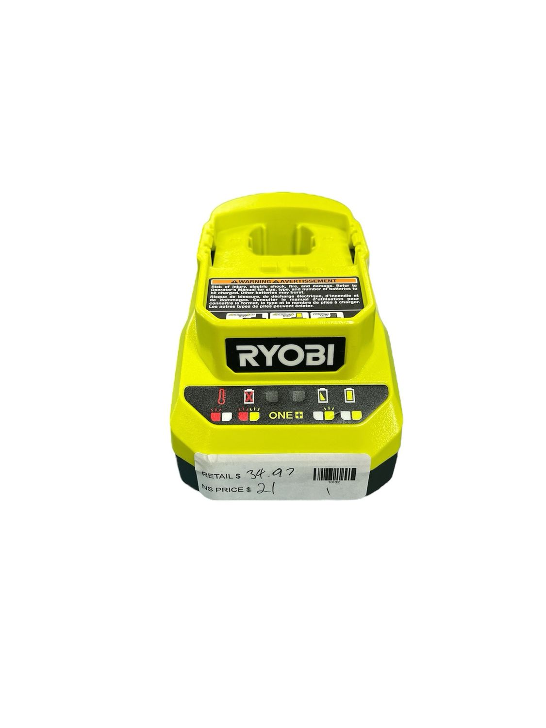 Ryobi ONE+ 18V Lithium-Ion Charger PCG002 ....
