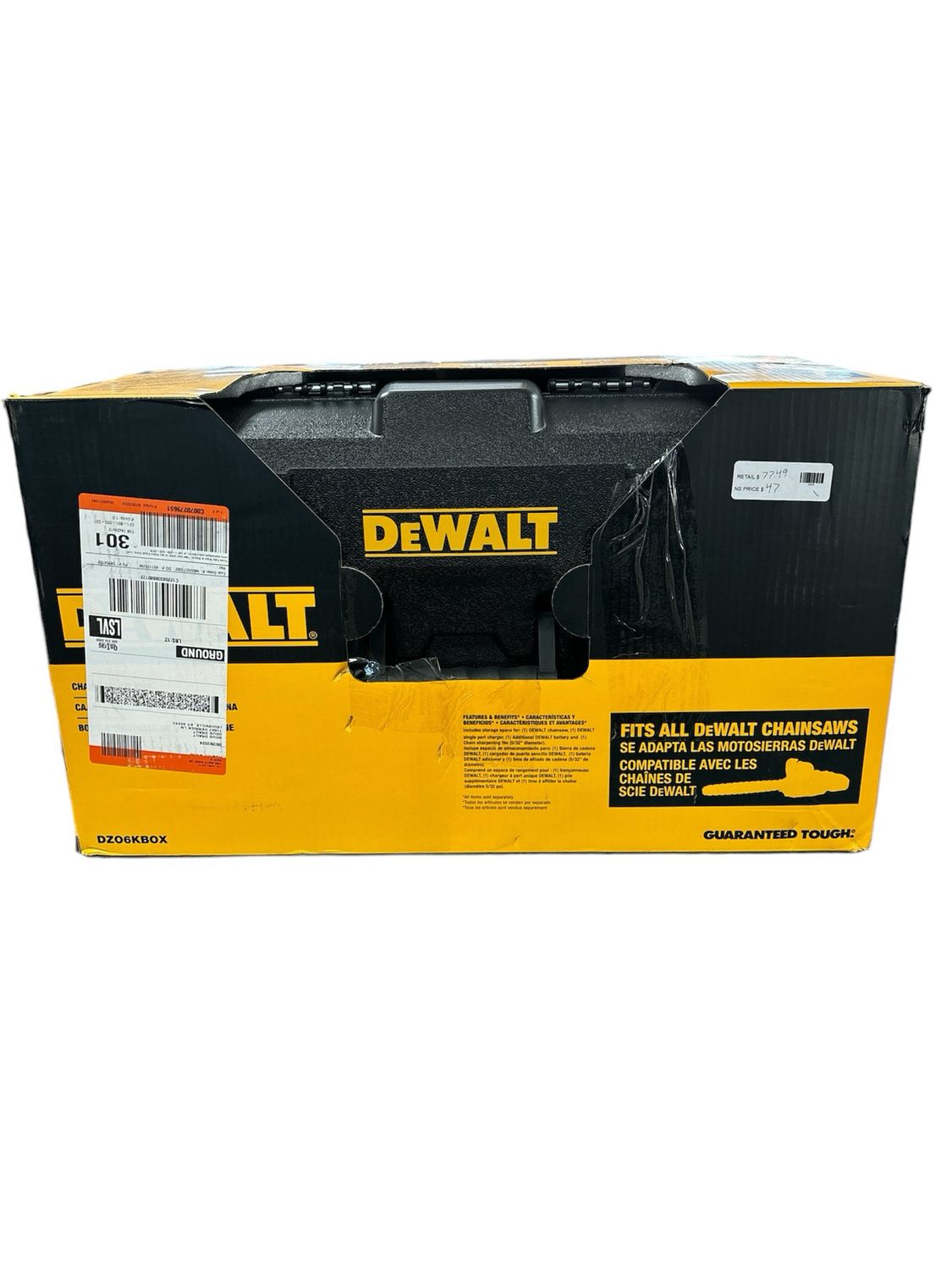 Dewalt Chainsaw Case DZO6KBOX