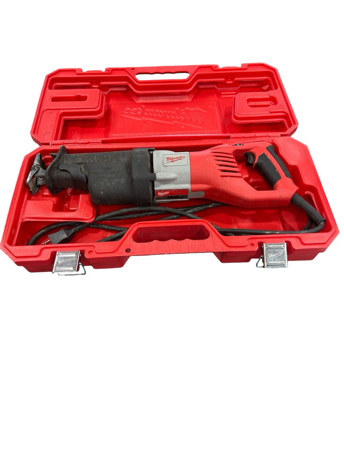 Milwaukee 15 Amp 1-1/4 in. Stroke Orbital SUPER SAWZALL Reciprocating Saw with Hard Case 6538-21