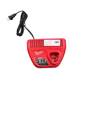 Milwaukee M12 12-Volt Lithium-Ion Battery Charger 48-59-2401 . .