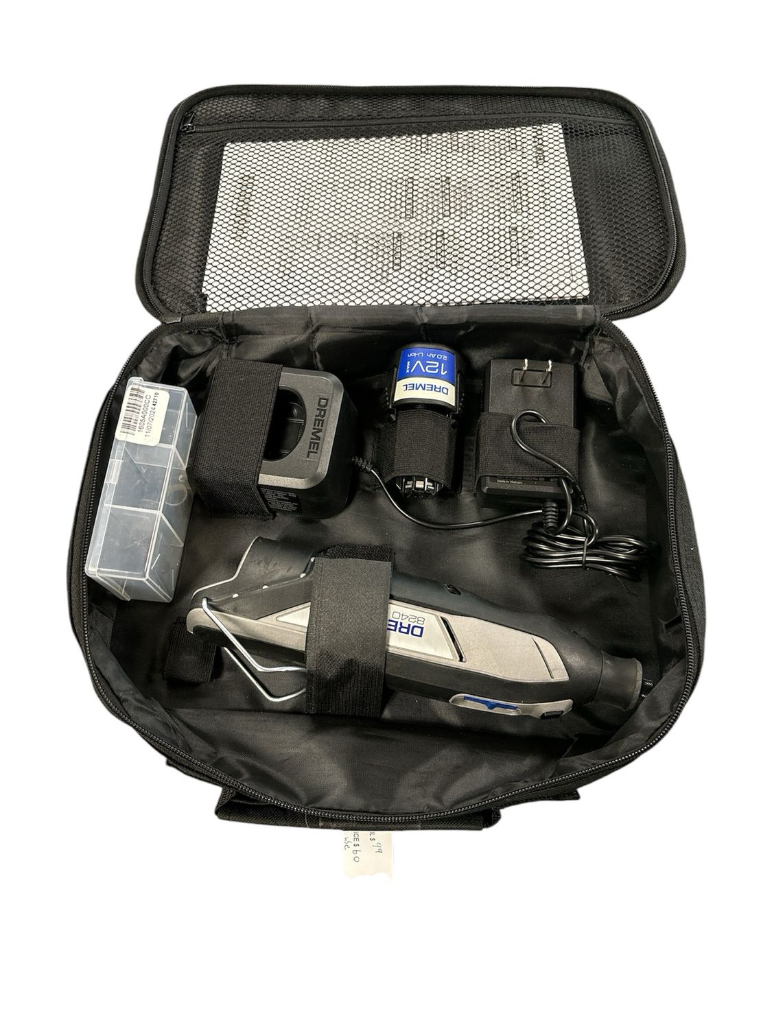 Dremel 12V Li-Ion 2-Amp Variable Speed Cordless Rotary Tool Kit with 2Ah Battery, 1-Charger, 5-Accessories and Storage Bag 8240-5