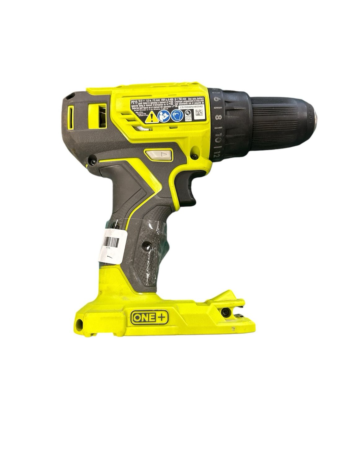 RYOBI ONE+ 18V Cordless 1/2 in. Drill/Driver (Tool Only) P215