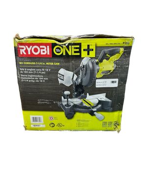 Ryobi ONE+ 18V Cordless 7-1/4 in. Compound Miter Saw (Tool Only) P553