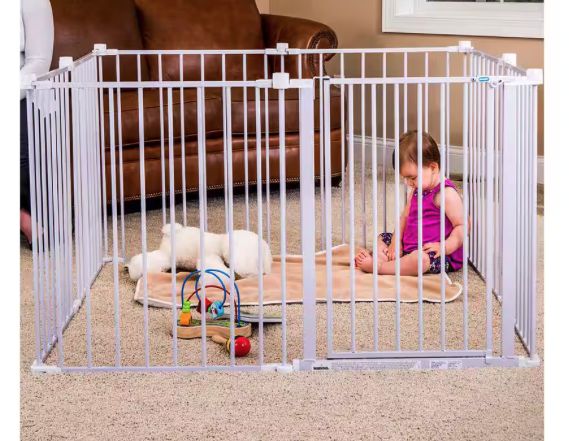 Regalo 28&quot; 4-in-1 Play Yard Configurable Metal Safety Gate 1350 DS
