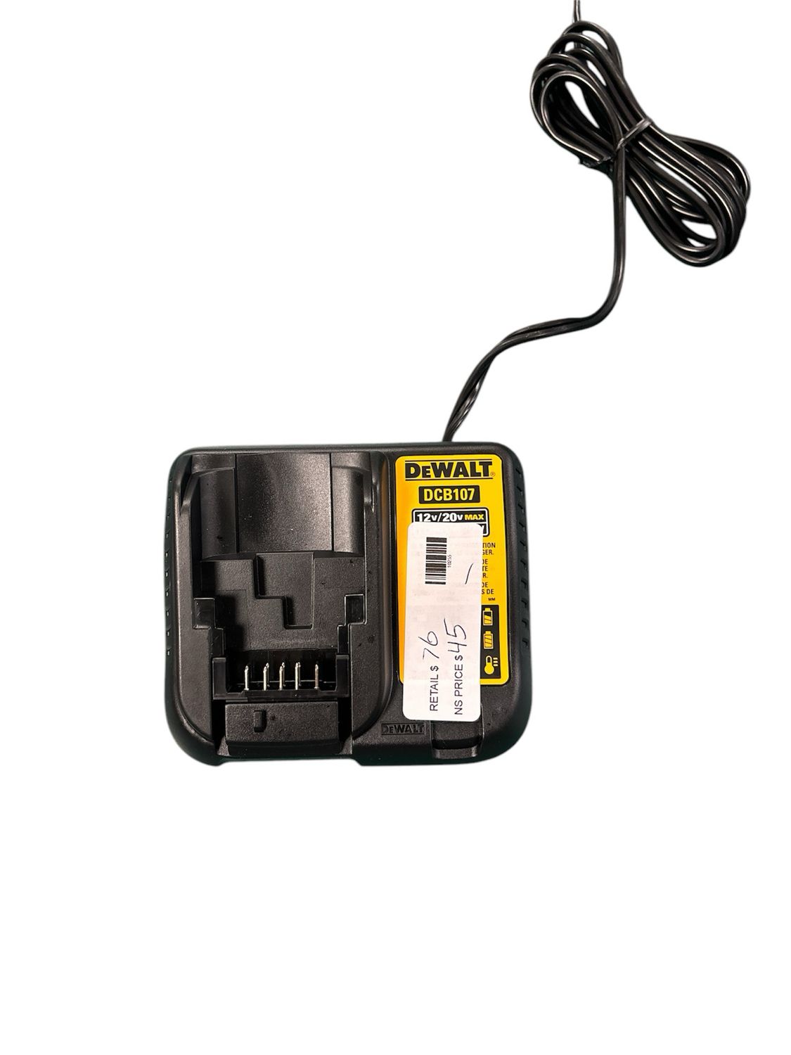 Dewalt12V to 20V MAX Charger DCB107 .. .