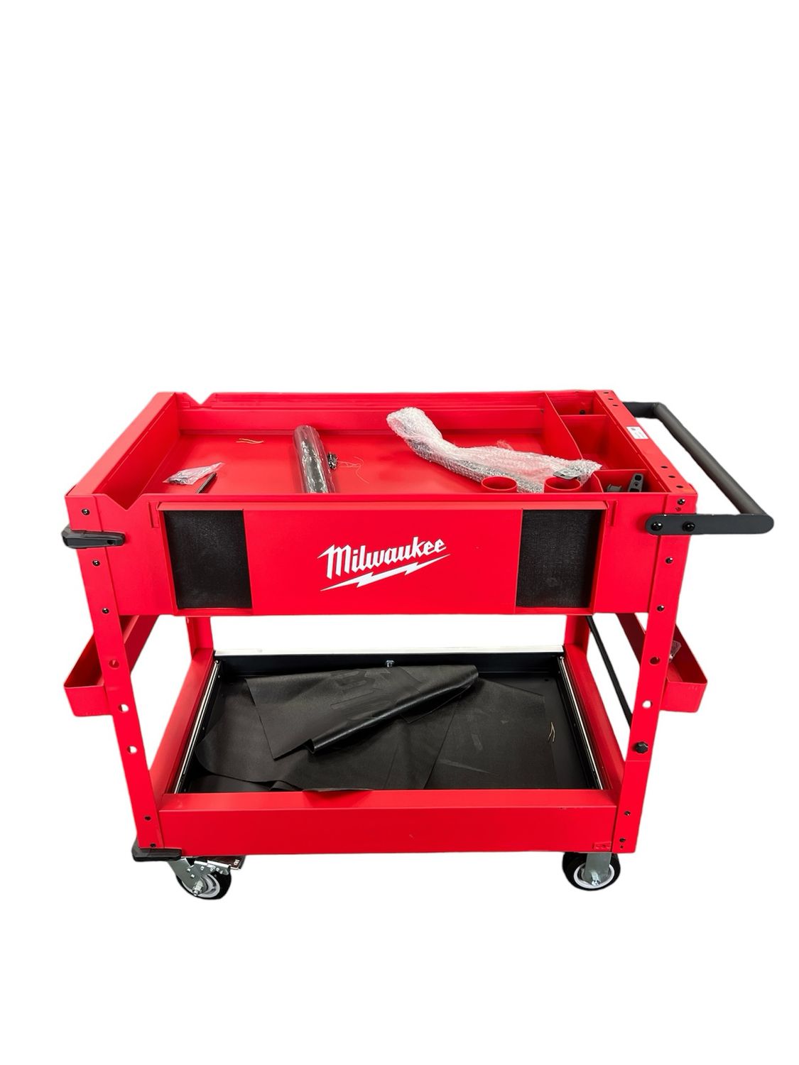 Milwaukee 40 in. 2-Drawer Steel Work Cart 48-22-8590