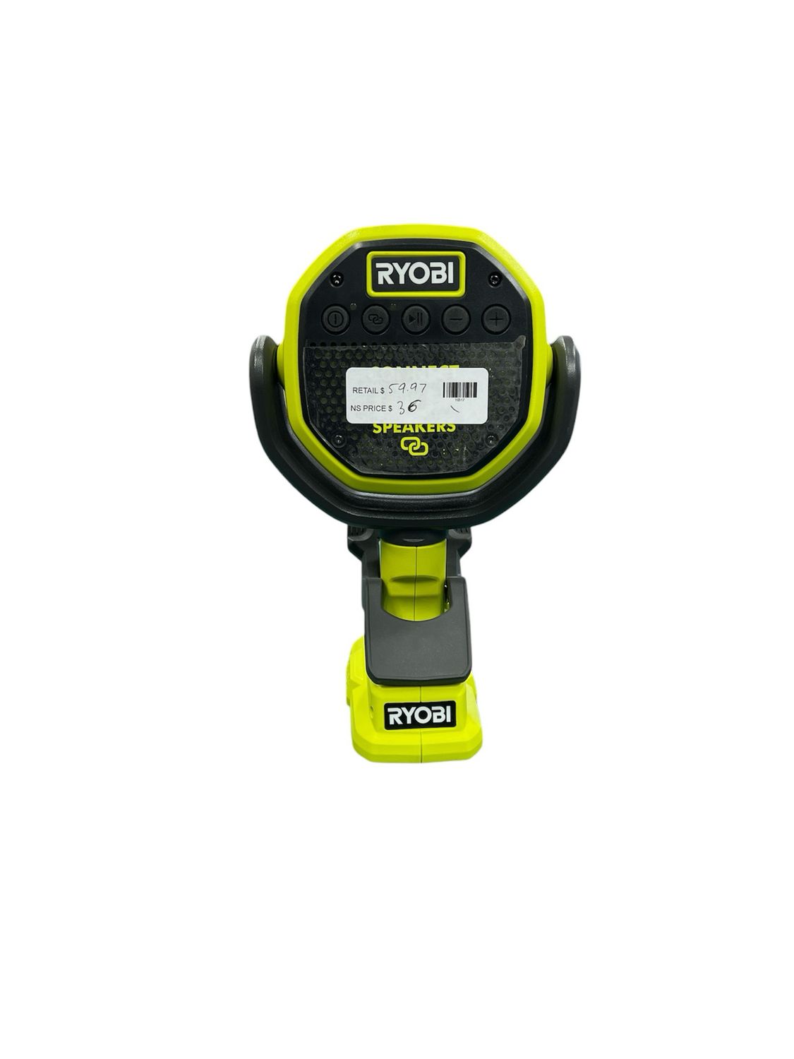 Ryobi ONE+ 18V Cordless VERSE Clamp Speaker (Tool Only) PCL615B .