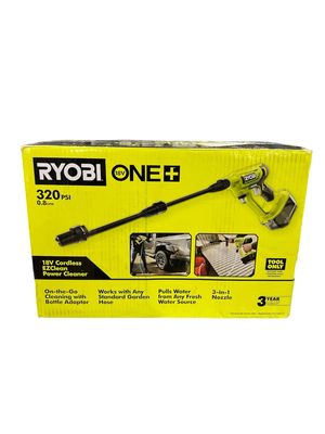 Ryobi ONE+ 18V EZClean 320 PSI 0.8 GPM Cordless Battery Cold Water Power Cleaner (Tool Only) RY120350 ...