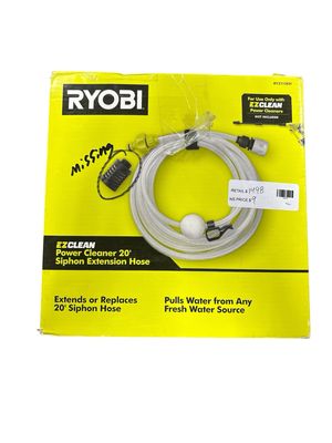 RYOBI EZClean Power Cleaner 20 ft. Pressure Washer Hose RY3112EH .