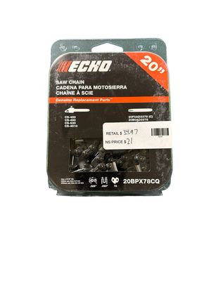 ECHO Y78 20 in. Small Chisel Chainsaw Chain - 78 Link 20BPX78CQ