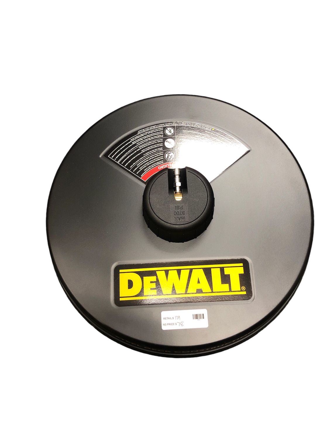 DEWALT Universal 18 in. Surface Cleaner for Cold Water Pressure Washers Rated up to 3700 PSI DXPA37SC .