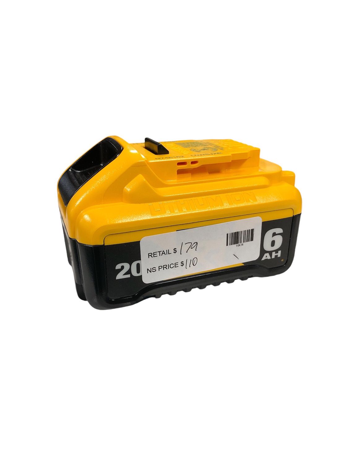 Dewalt 20V MAX Premium Lithium-Ion 6.0Ah Battery Pack DCB206 .