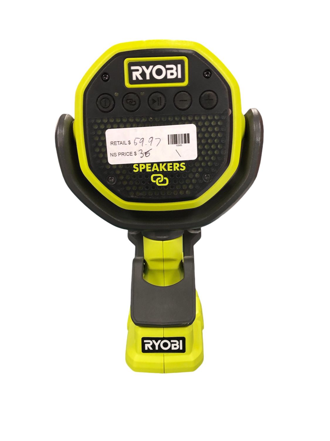 Ryobi ONE+ 18V Cordless VERSE Clamp Speaker (Tool Only) PCL615B ..