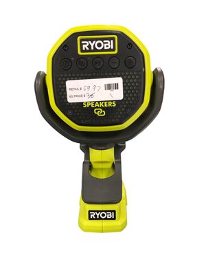 Ryobi ONE+ 18V Cordless VERSE Clamp Speaker (Tool Only) PCL615B ..