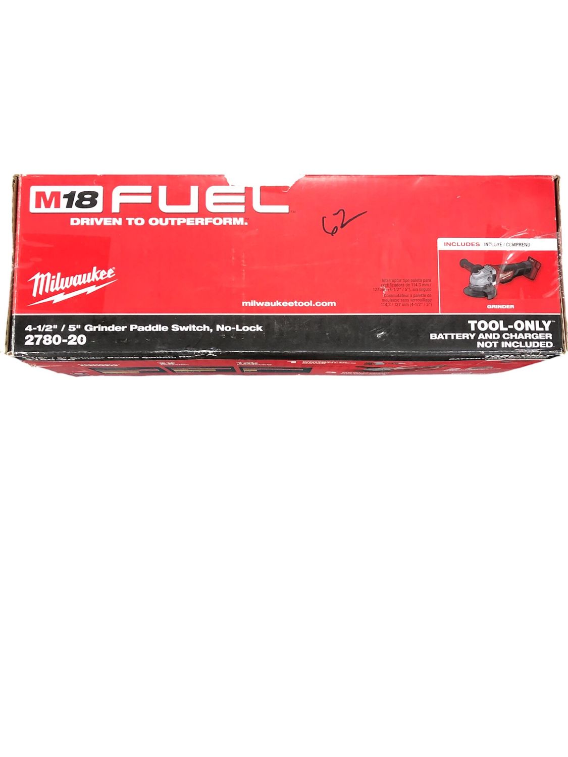 Milwaukee M18 Fuel 4-1/2&quot;/5&quot; Pad, Bare 2780-20