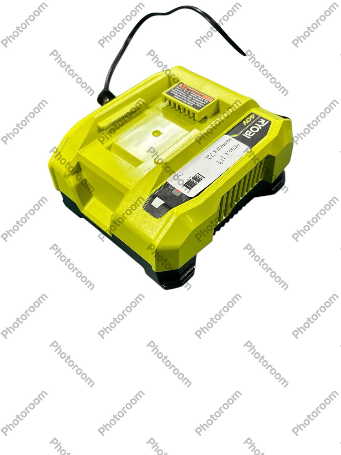 RYOBI 40V Lithium-Ion Rapid Charger OP406A ..
