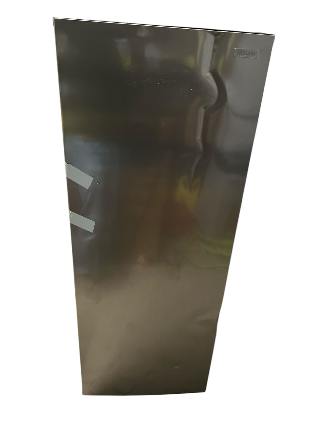 Vissani 7 cu. ft. Convertible Upright Freezer/Refrigerator in Stainless Steel Garage Ready MDUFC7SS Shipping Damage