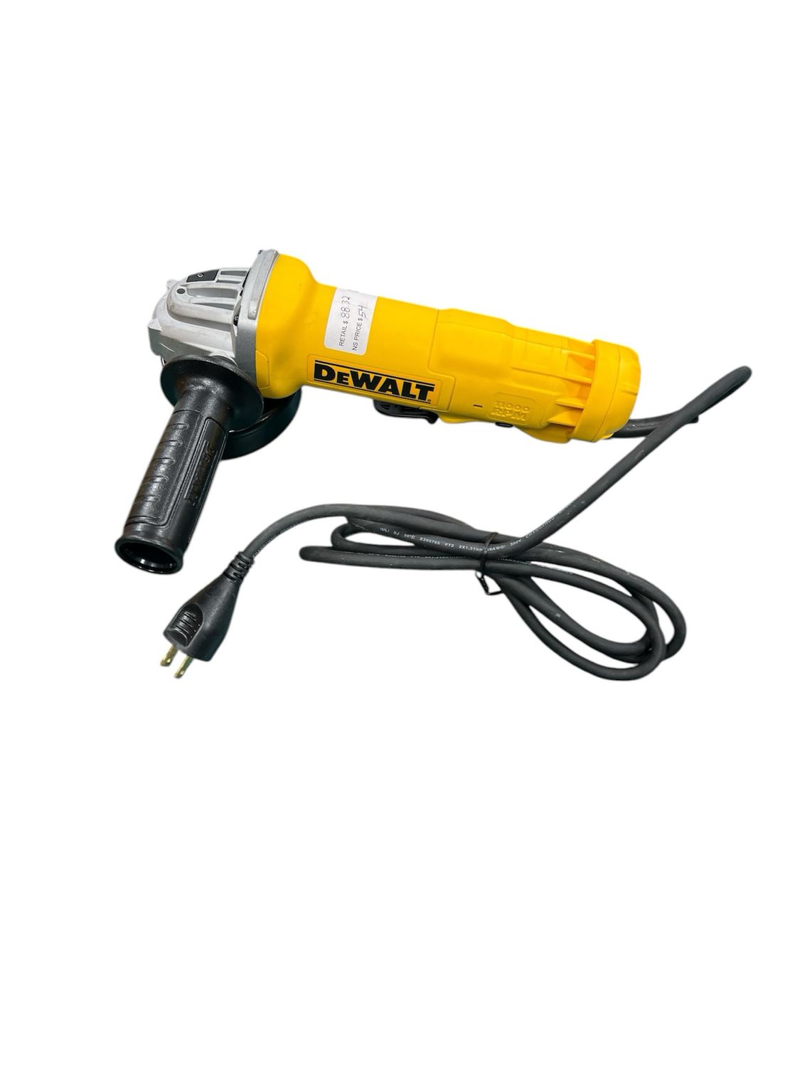Dewalt 120V 11 Amp Corded 4.5 in. Small Angle Grinder DWE402 .