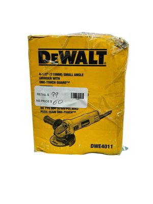 Dewalt 11 Amp Corded 4.5 in. Small Angle Grinder DWE4011 New