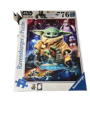 Ravensburger Star Wars The Mandalorian: Grogu&#39;s Journey 776 Piece Large Format Jigsaw Puzzle for Adults - 16916