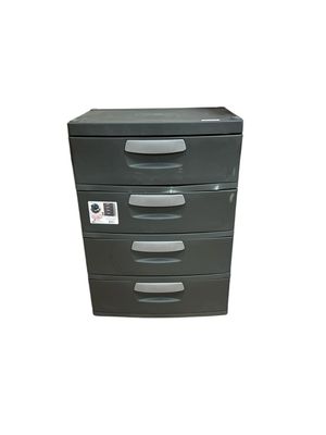 Sterilite 35.5 in. H x 26.625 in. W x 19.25 in. 4-Drawer Plastic Chest 01743V01.