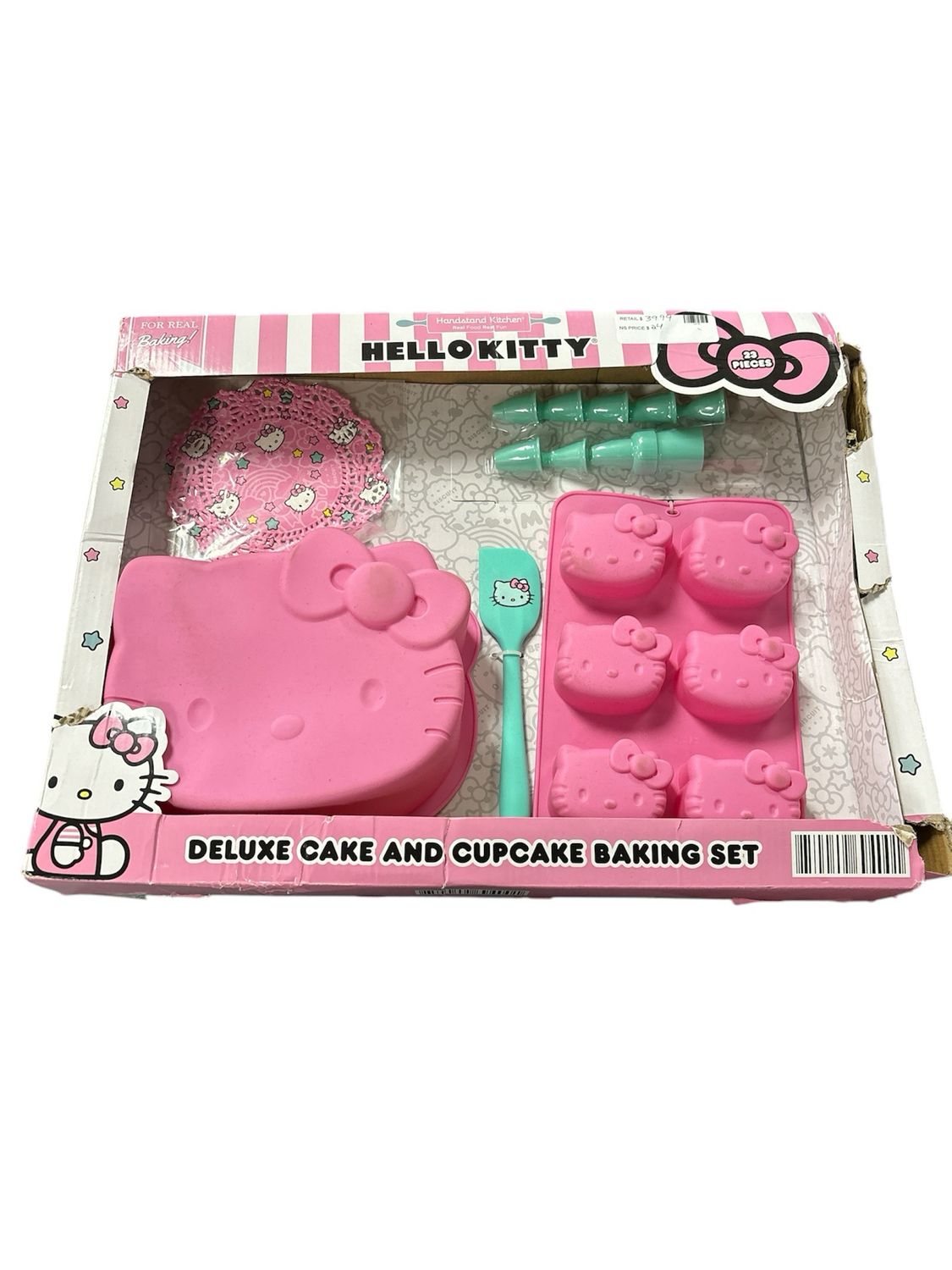 Handstand Kitchen Hello Kitty Ultimate Baking Party Set with Cupcake Mold, Cookie Cutters and More